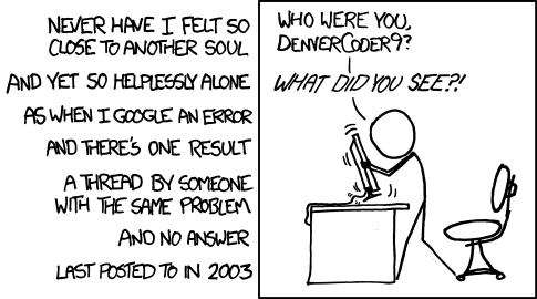 XKCD 979, Wisdom of the Ancients