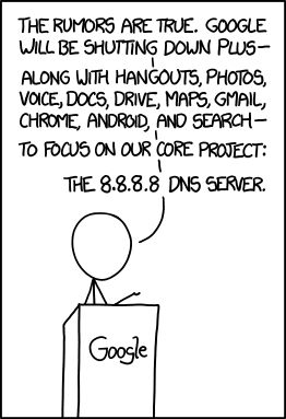 XKCD Google DNS Comic