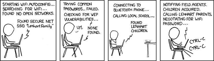 XKCD on WiFi Security